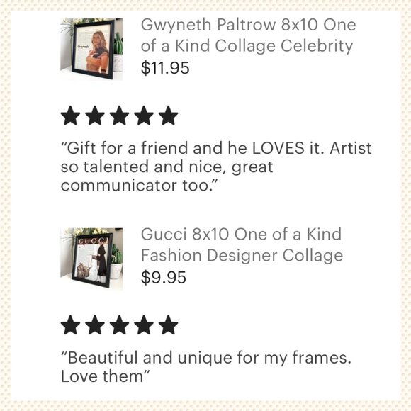 Handmade 8x10 Fashion Collage - Bvlgari Roma - Picture 11 of 12